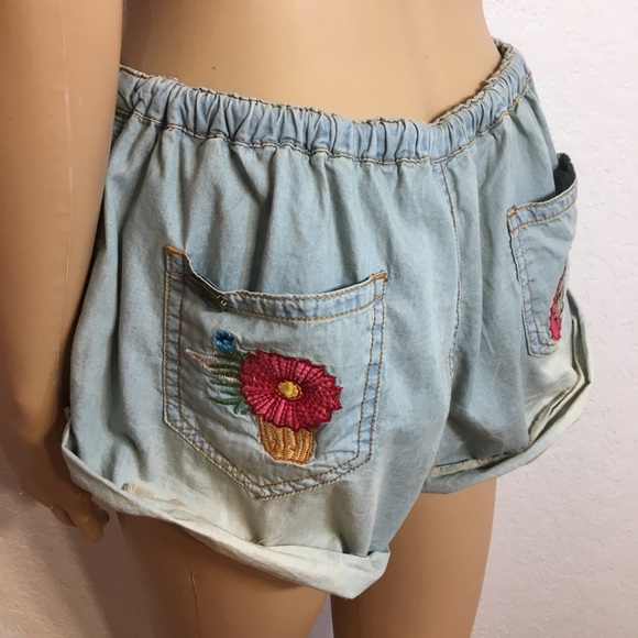 Spell Pants - Spell & the Gypsy Route 66 Chambray Shorts